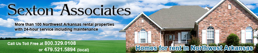 Northwest Arkansas Homes for rent